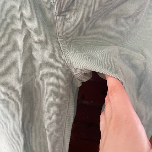 J. Crew Vintage Slim Straight Corduroy Pant in Dusty Shale sz 28 Mint Green - Picture 14 of 16